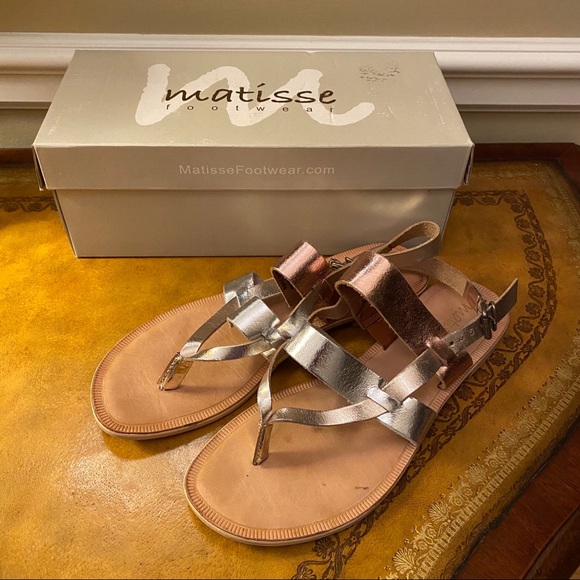 Matisse Shoes - Matisse Princeville Gold Silver Sandals